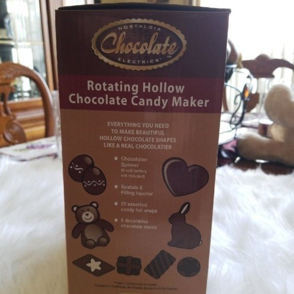 NIB Nostalgia Electrics Holiday Hollow Chocolate Candy Maker - Picture 9 of 11